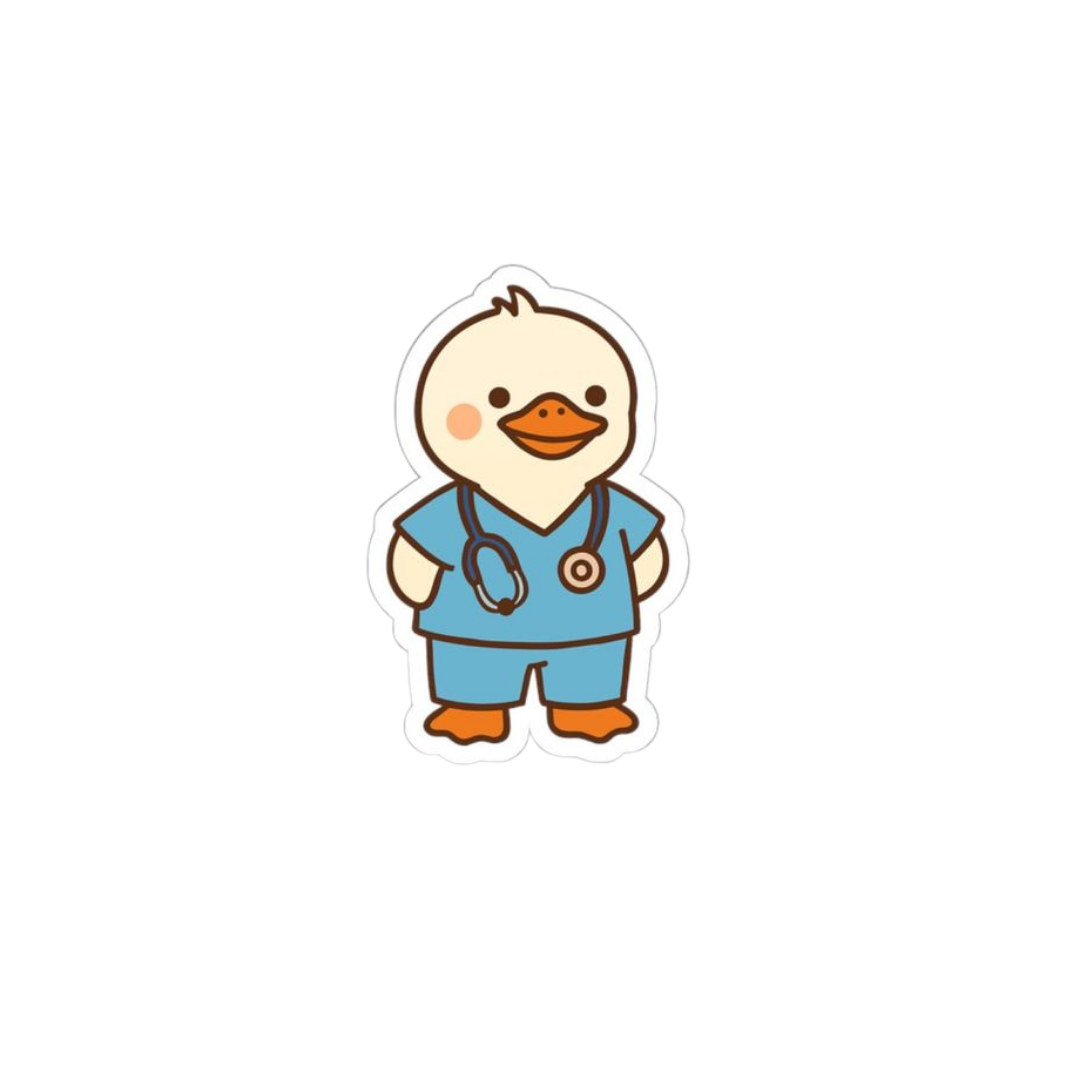 Doctor stickers Doctor duck