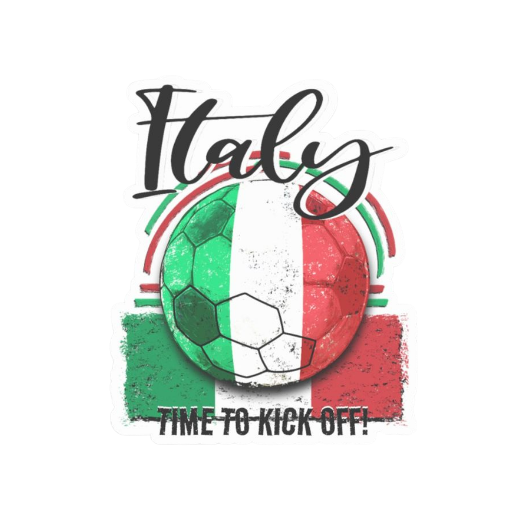 Time to Kick Off | Italy Football Sticker | Football Team