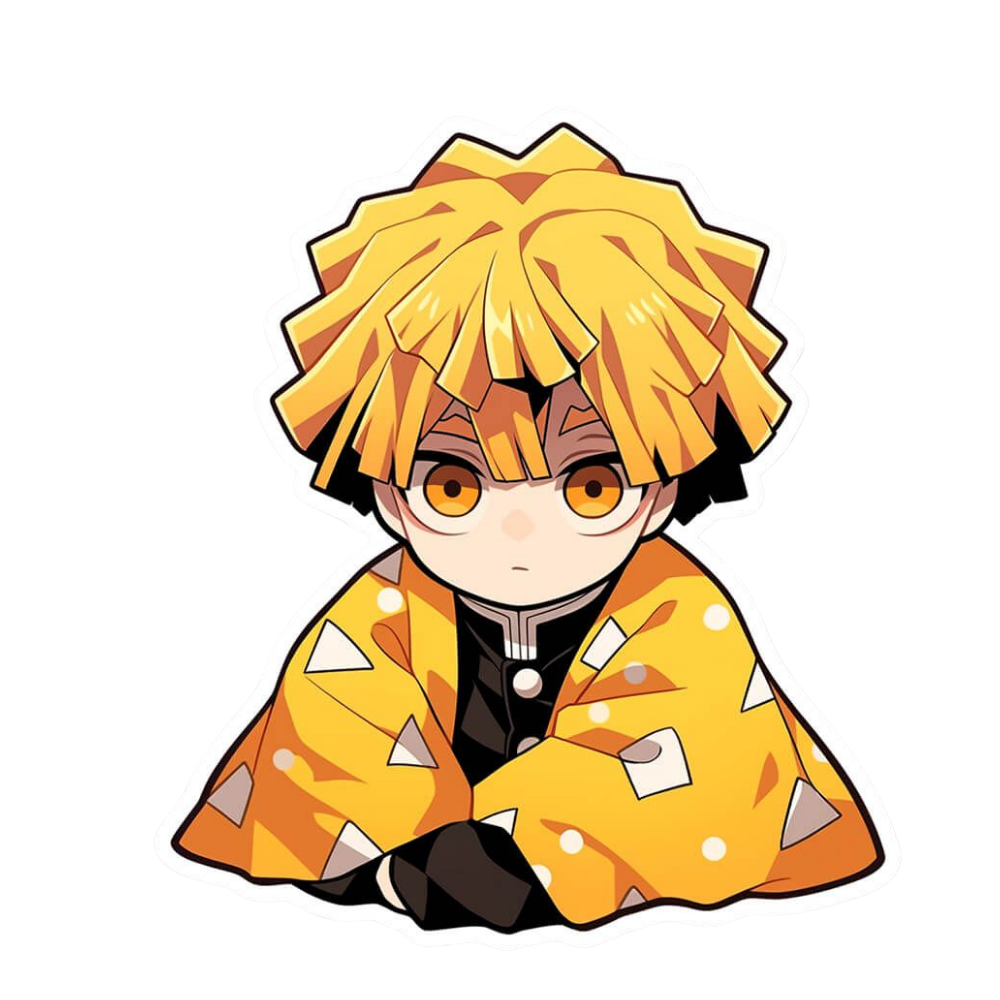 Zenitsu Agatsuma 11 | Premium Anime Sticker | Demon Slayer Edition
