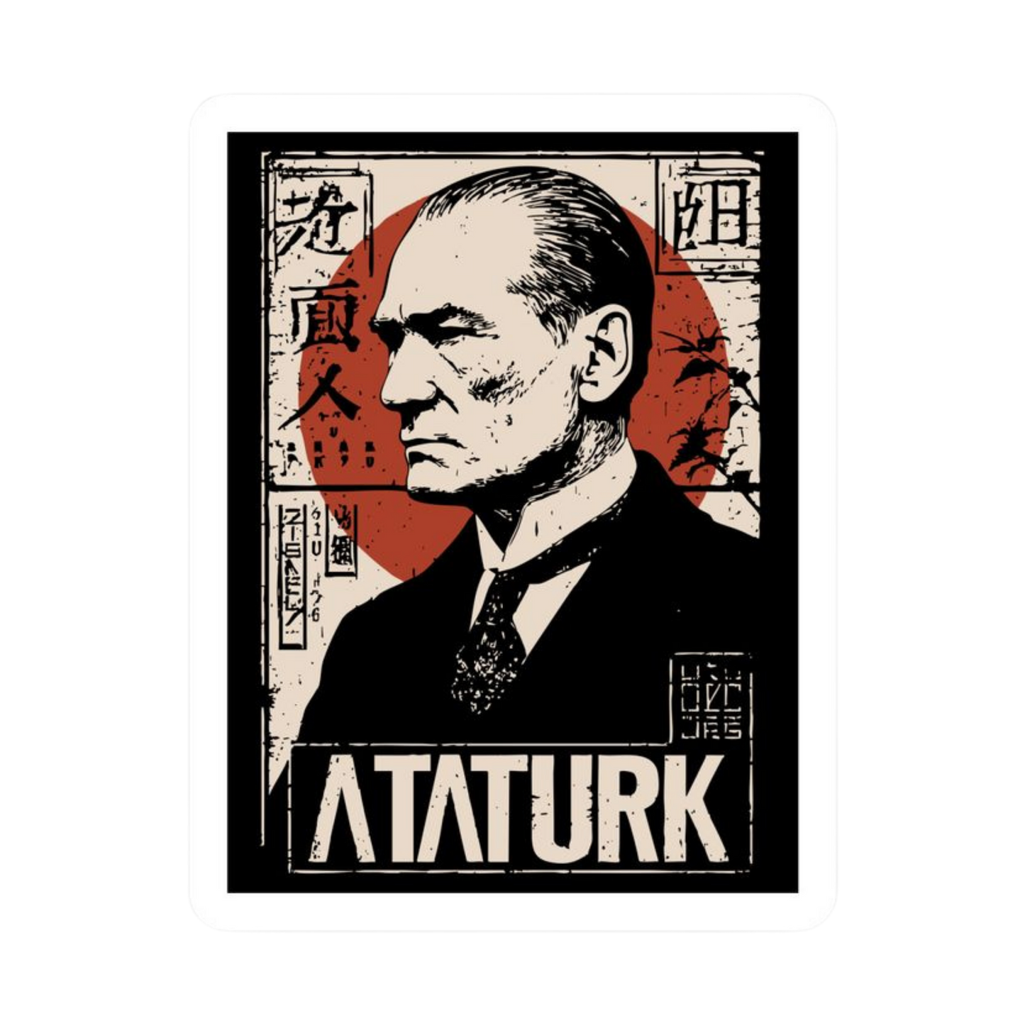 Ataturk | Hollywood & Bollywood Celebrities Premium Sticker | Entertainment