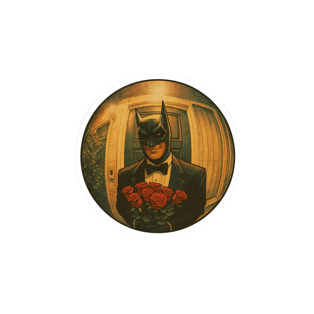 Batman Flower Sticker