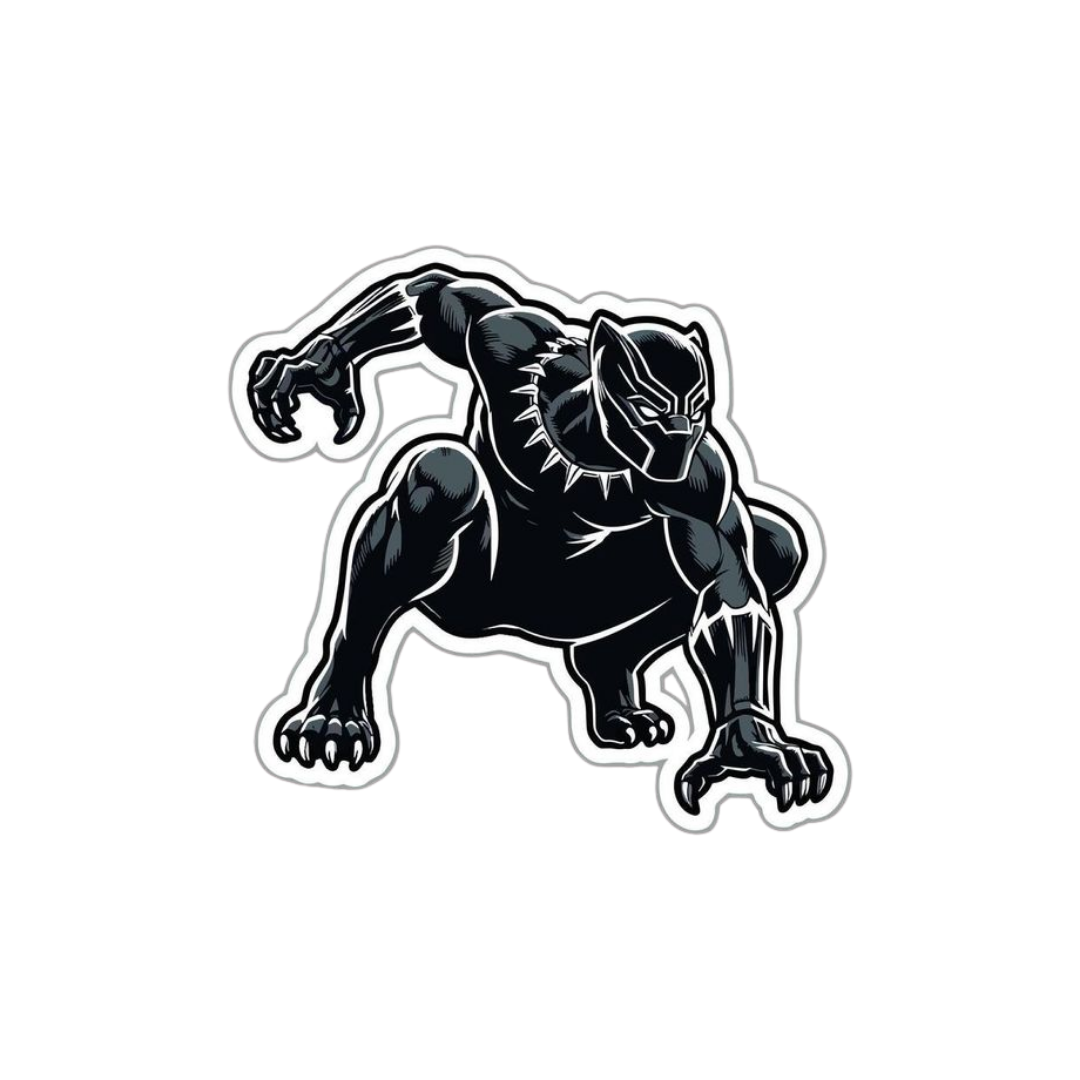 Black Panther 5 | Black Panther Premium Sticker | Movie