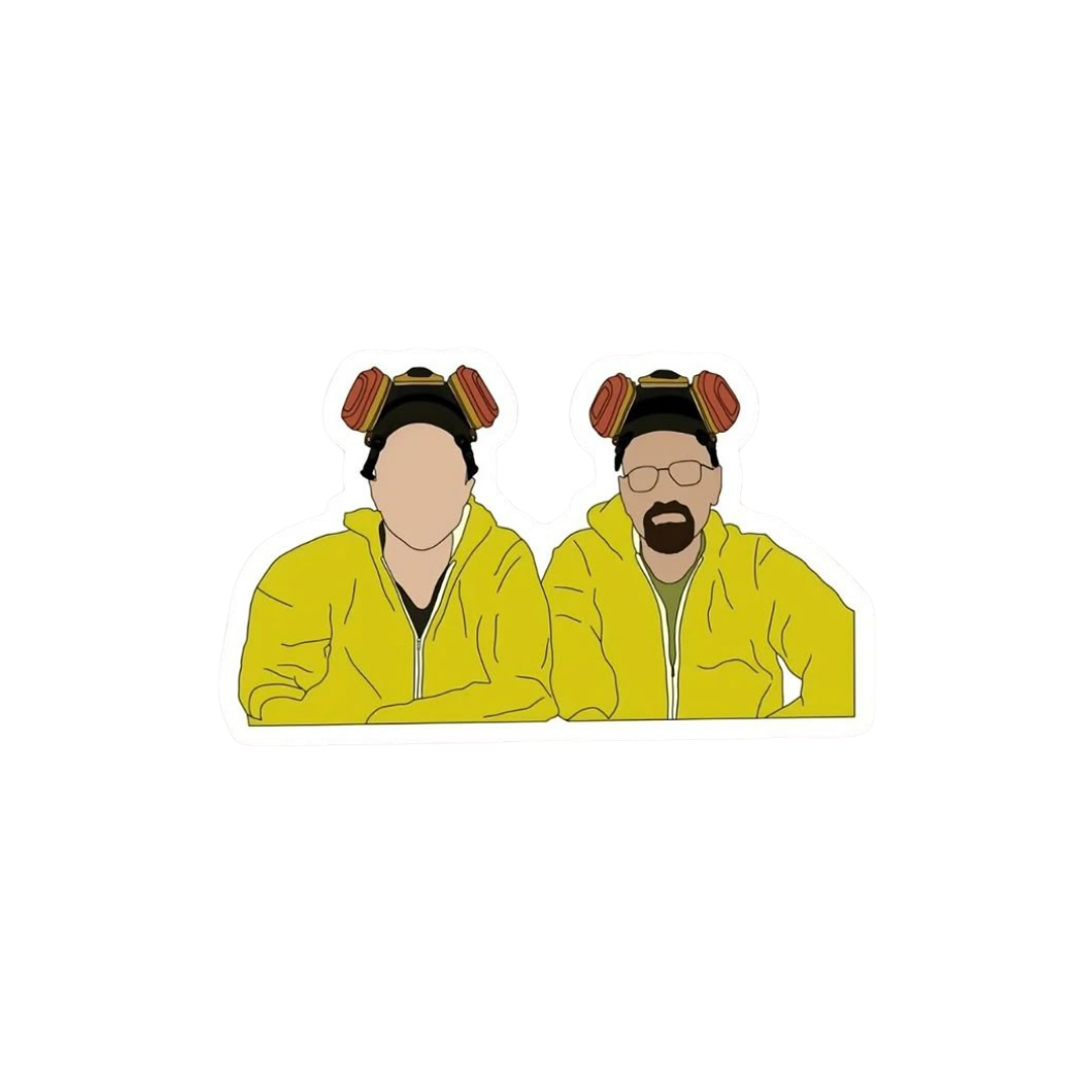 Walter White Pinkman Heisenberg Sticker