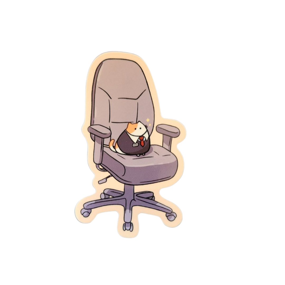 Cat boss Office stickers