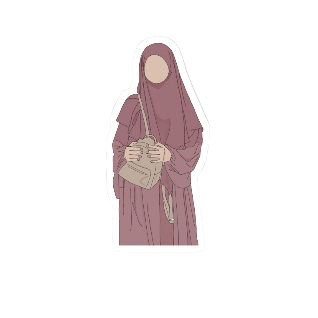 Hijabi Girl 4 Sticker