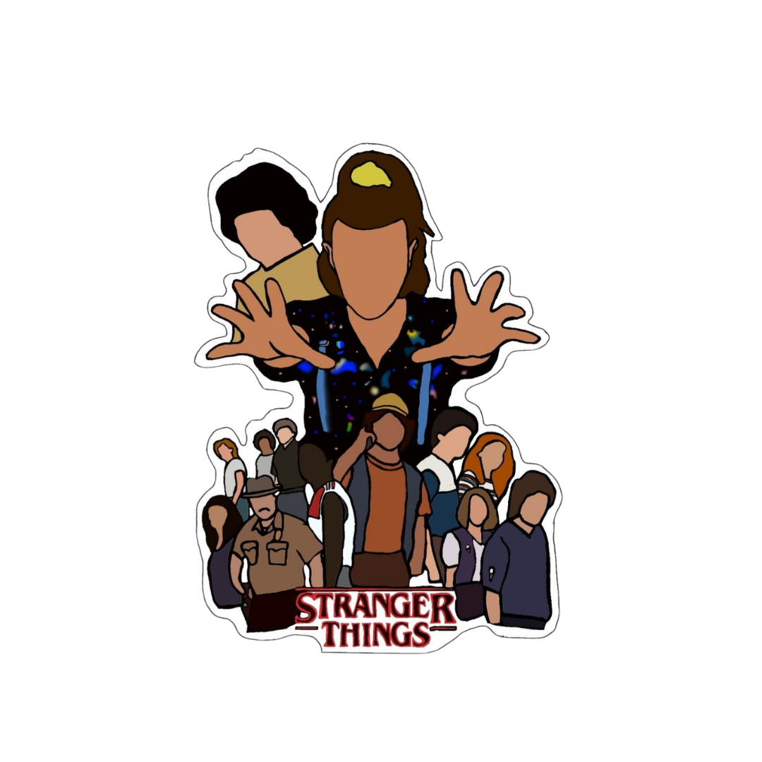 Hall of Stranger Things | Stranger Things Premium Sticker | TV Series