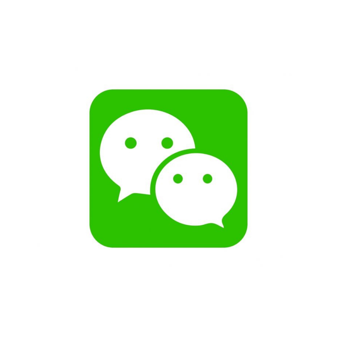 WeChat | Social Media Logo Premium Sticker | Social Media