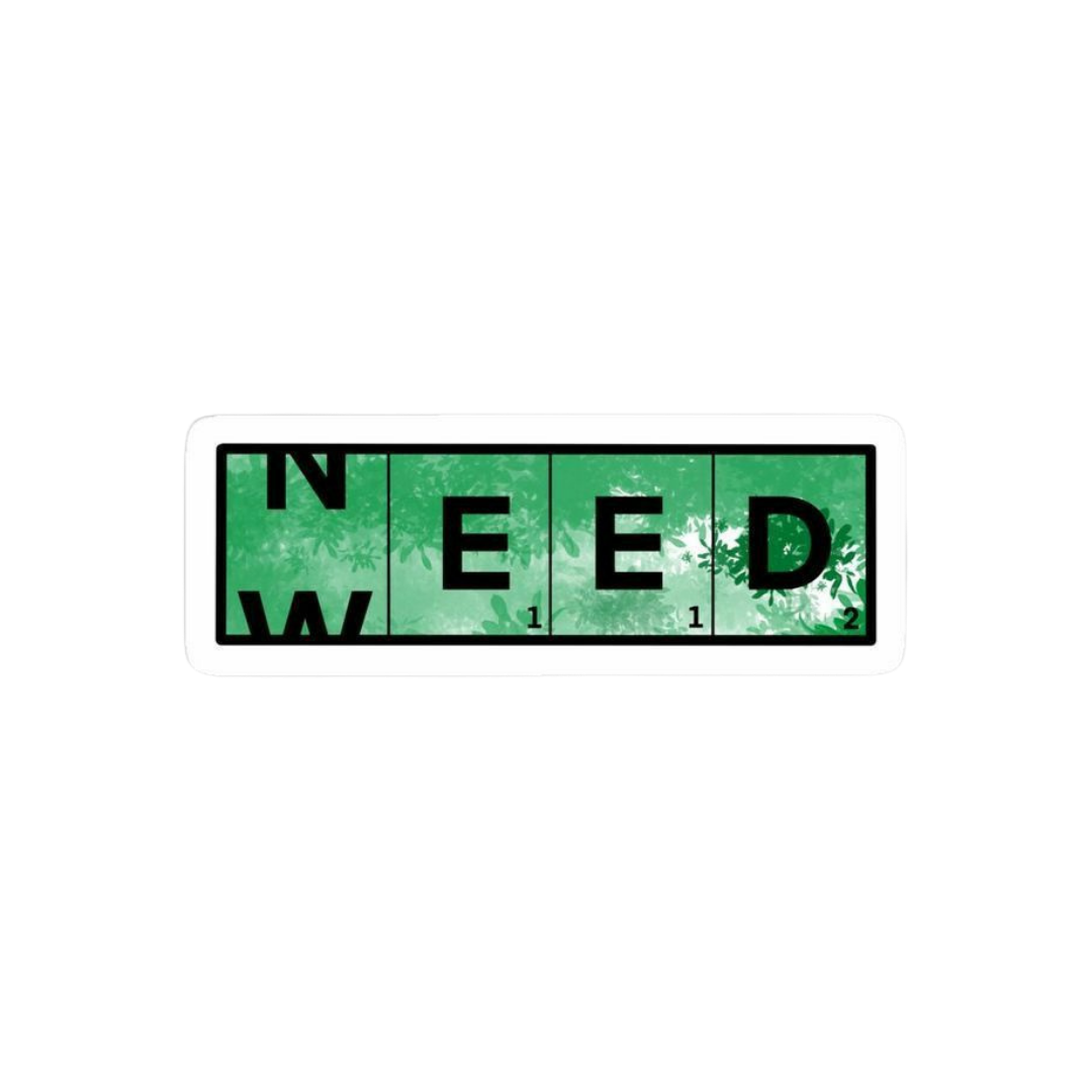 W/Need Hemp stickers