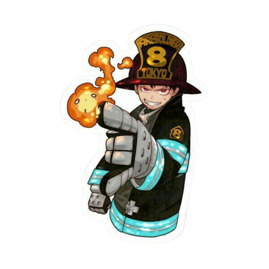 Fire Force Sticker | Action Anime Premium Sticker