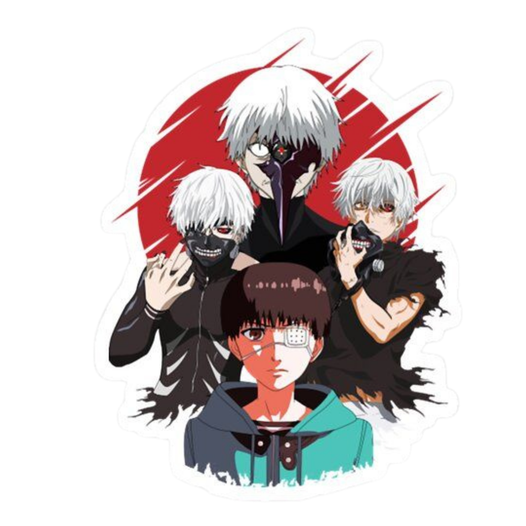 Tokyo Ghoul Kaneki Ken Sticker | Dark Anime Aesthetic Premium Sticker