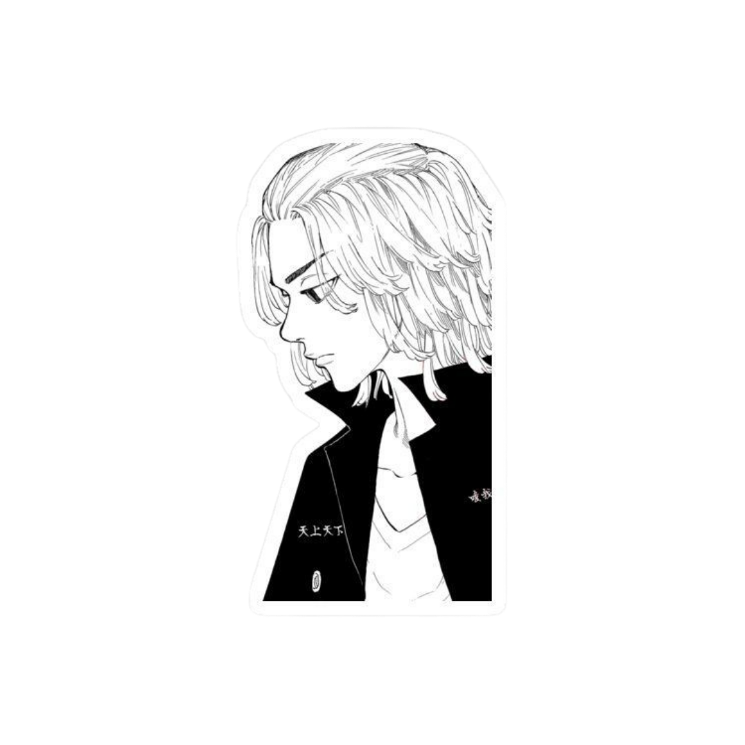 Tokoyo revengers stickers Mikey BnW
