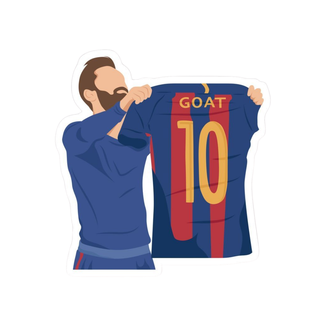 Messi 10 | Barcelona Premium Sticker | Football Club