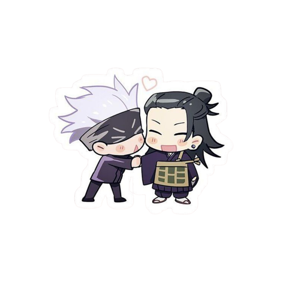 Satoru Gojo and Suguru Geto 2 Jujutsu Kaisen Anime stickers