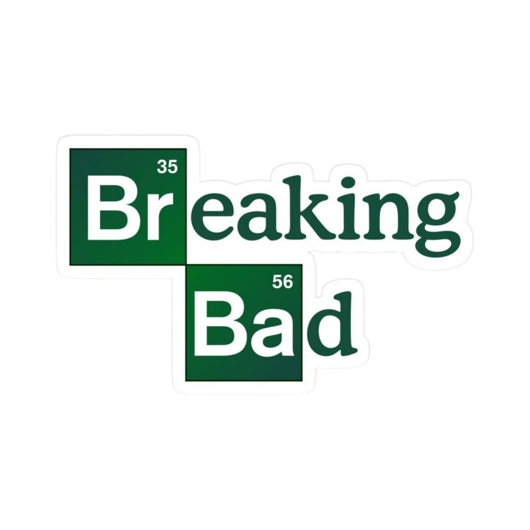 Breaking Bad Title | Breaking Bad Premium Sticker | TV Series