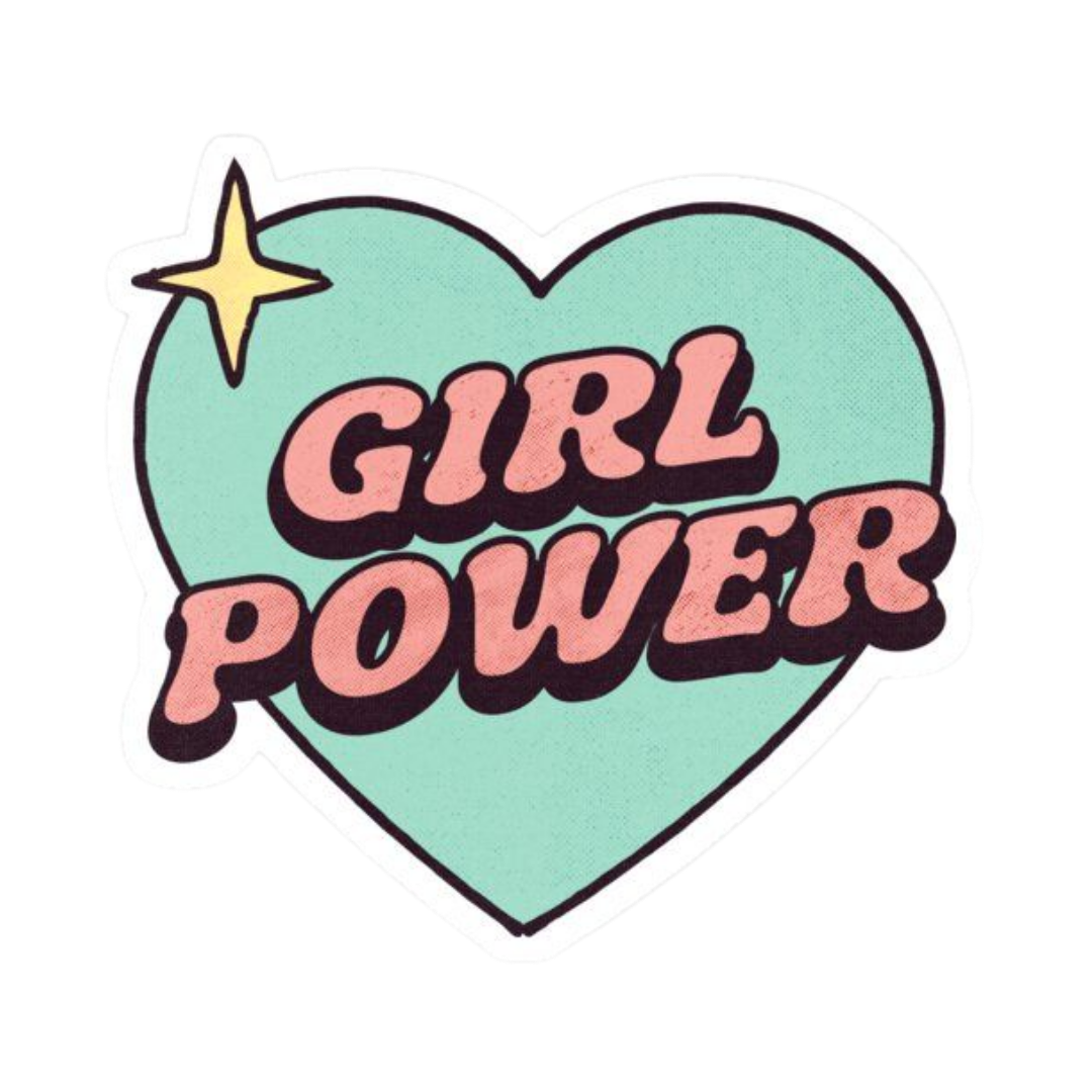 Pink Sticker 27 | Women Pink Barbie Lady | Aesthetic Girl Power Premium Sticker