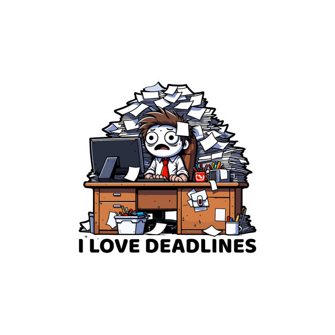 I Love Deadline stickers