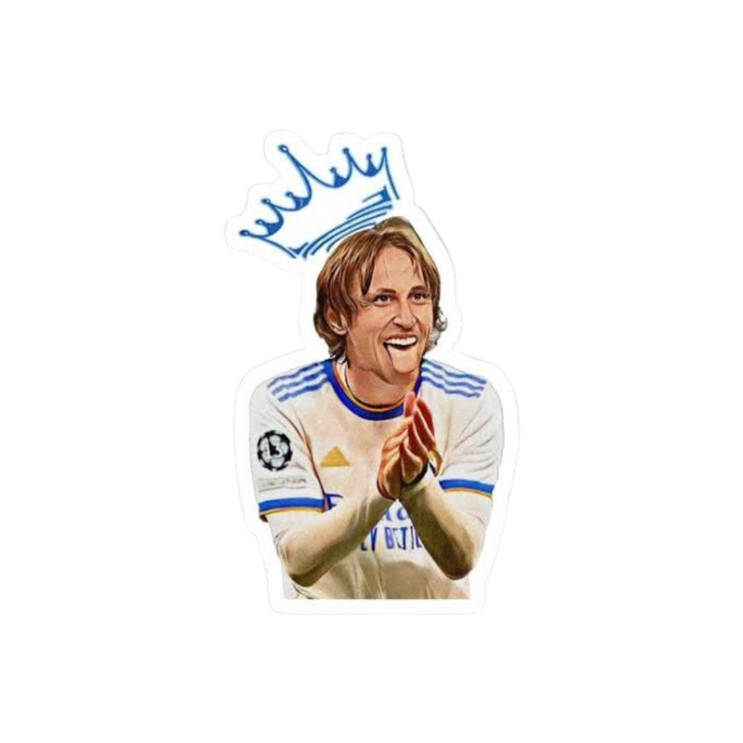 Luka Modric | Real Madrid Premium Sticker | Football Club