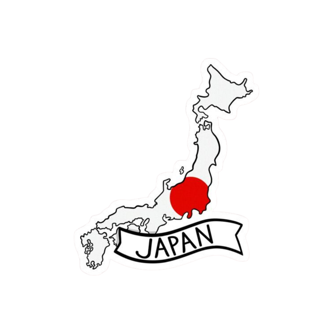 Japan | Country Premium Sticker | Country, Flag & Travel Sticker