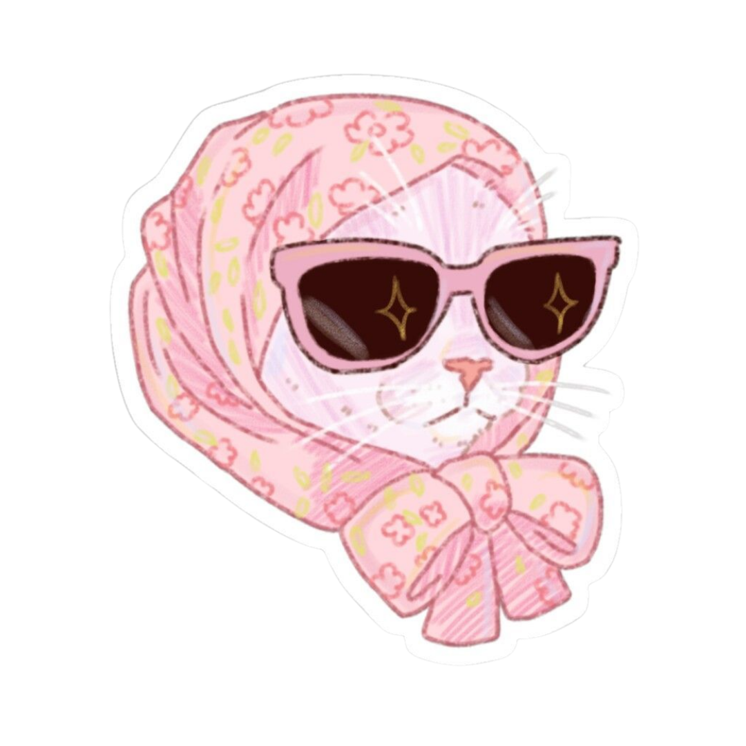 Pink Sticker 31 | Women Pink Barbie Lady | Aesthetic Girl Power Premium Sticker