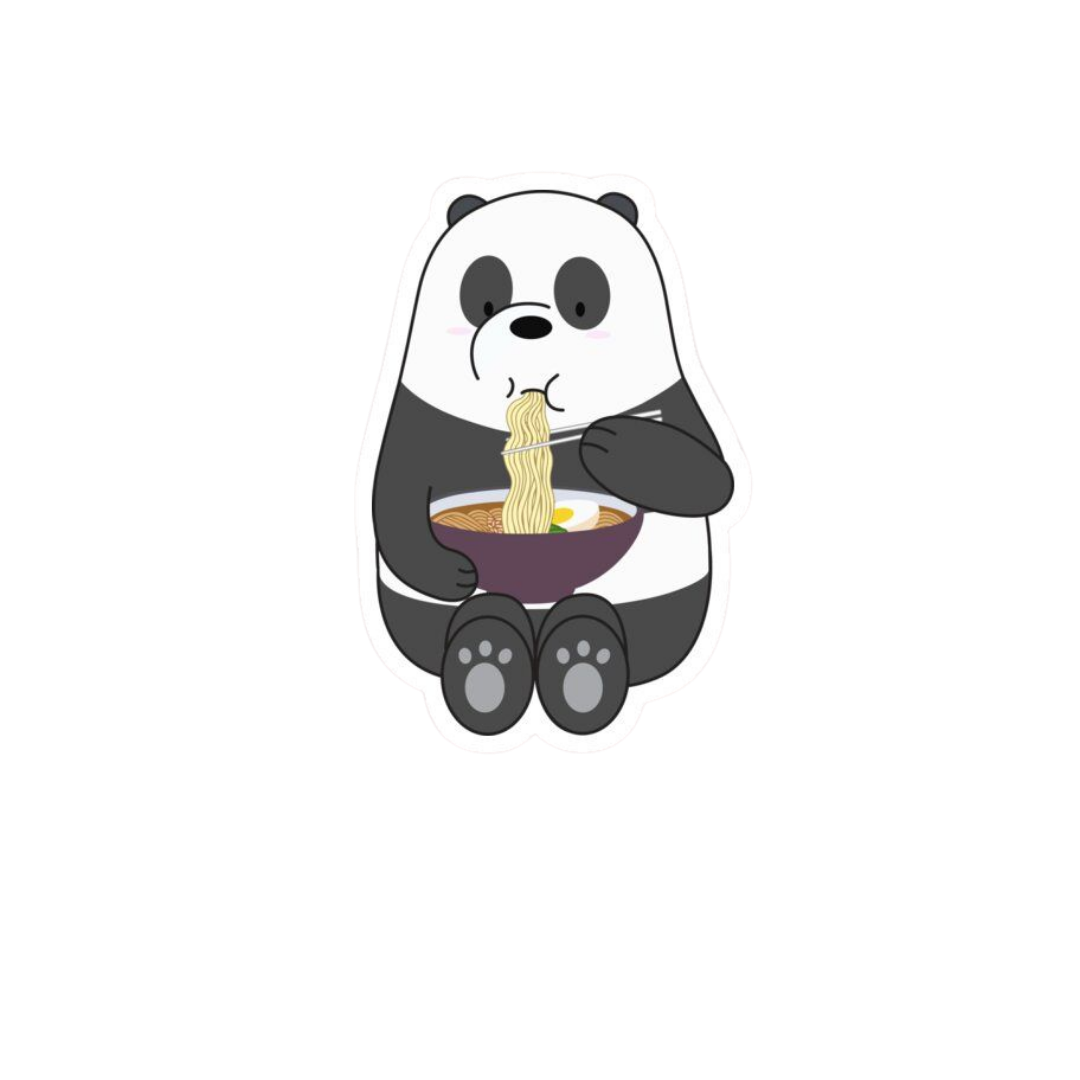 Panda 8 Sticker