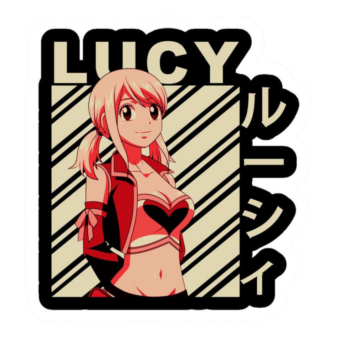 Lucy Heartfilia Fairy Tail Sticker 10 | Anime Premium Sticker