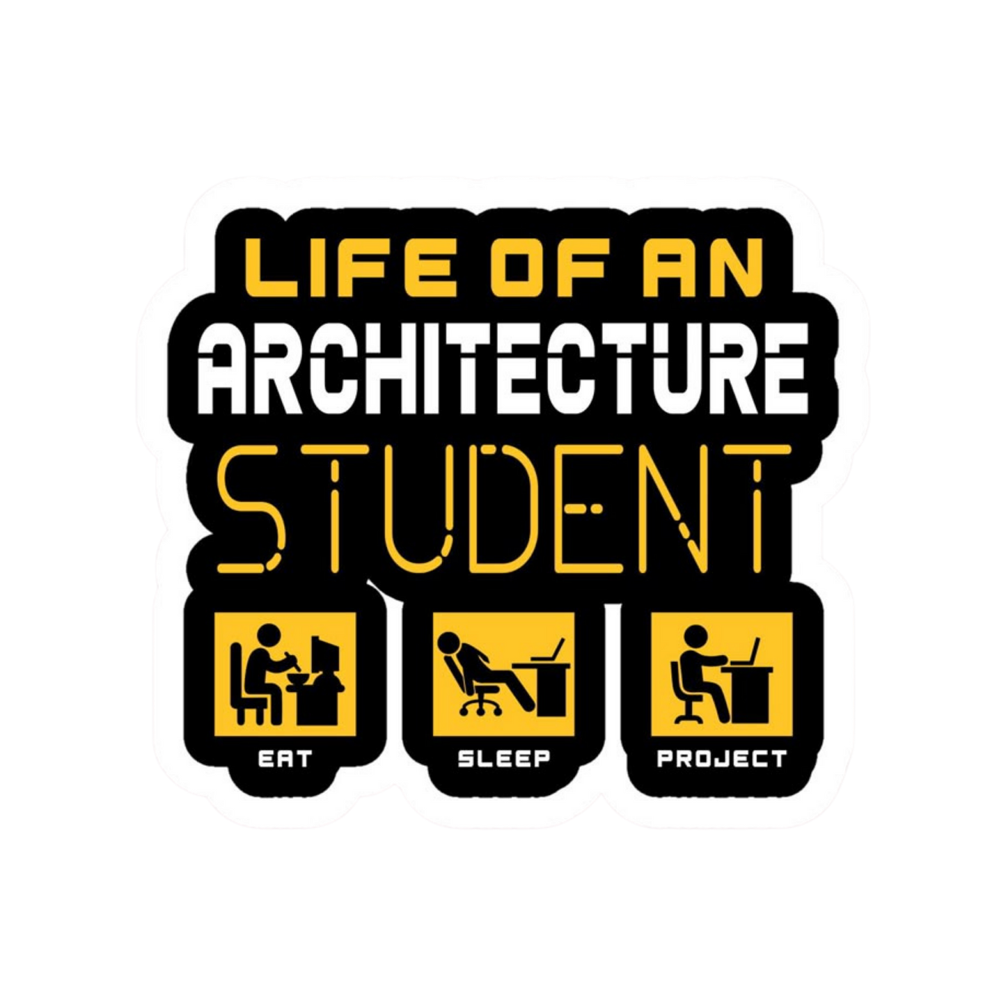 Architecture 3 | Architecture Premium Sticker | Profession Sticker