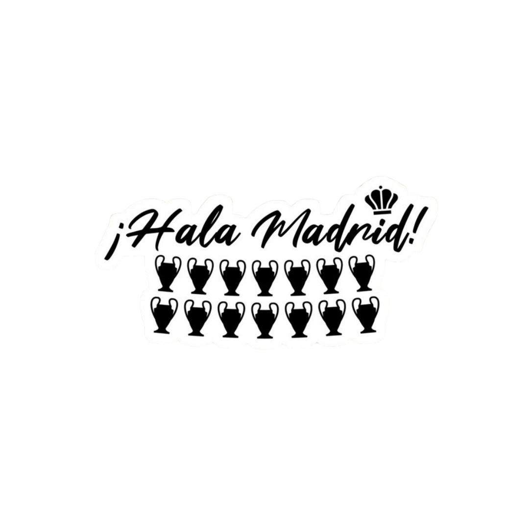 Champion Real Madrid | Real Madrid Premium Sticker | Football Club