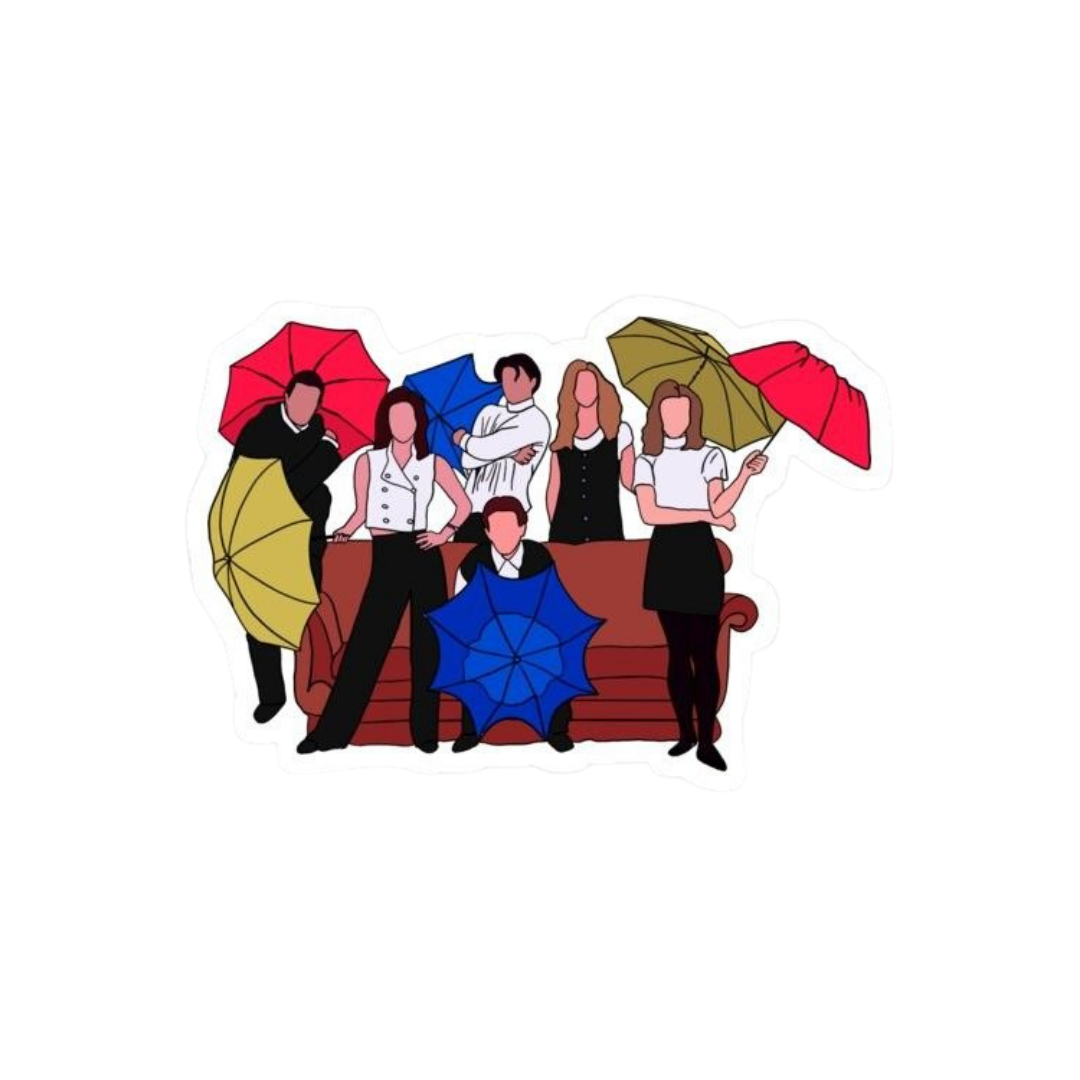 Theme of Friends | F.R.I.E.N.D.S Sticker | TV Series