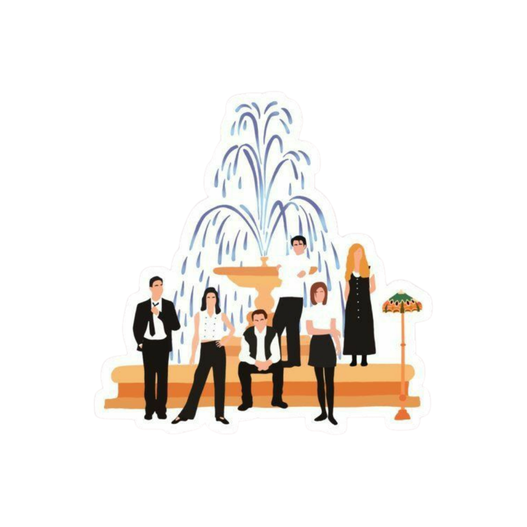 Friends TV Series | F.R.I.E.N.D.S Sticker | TV Series