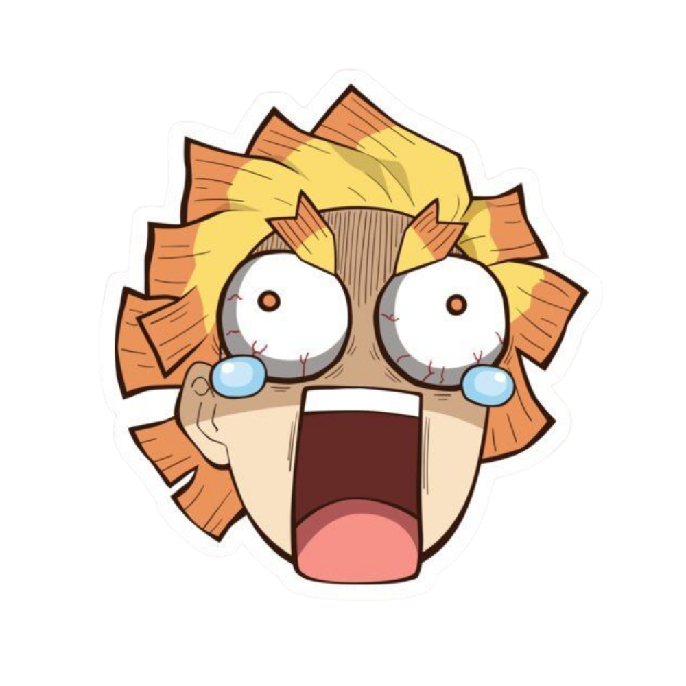 Zenitsu Agatsuma 03 | Premium Anime Sticker | Demon Slayer Edition