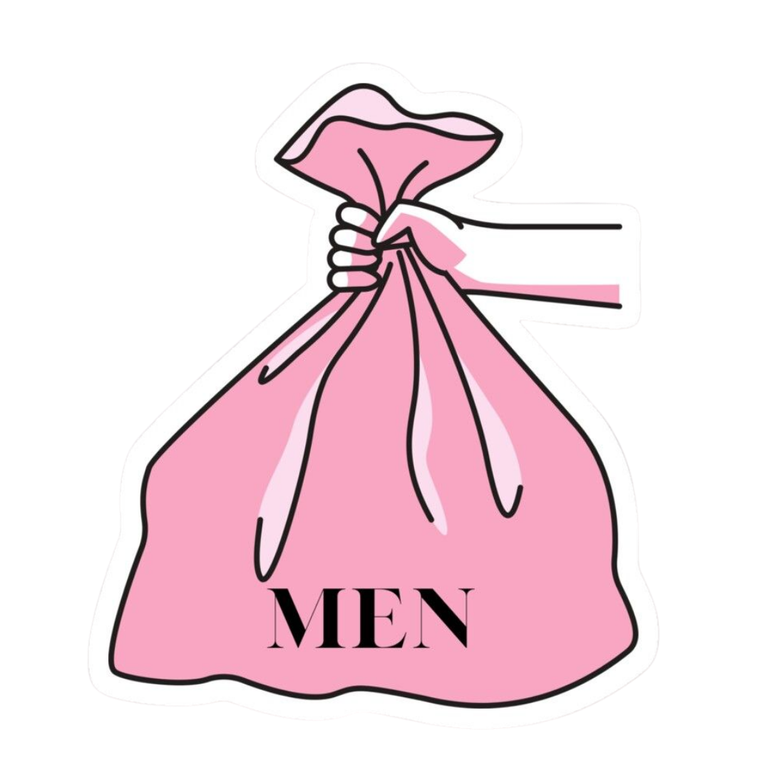 Pink Sticker 40 | Women Pink Barbie Lady | Aesthetic Girl Power Premium Sticker