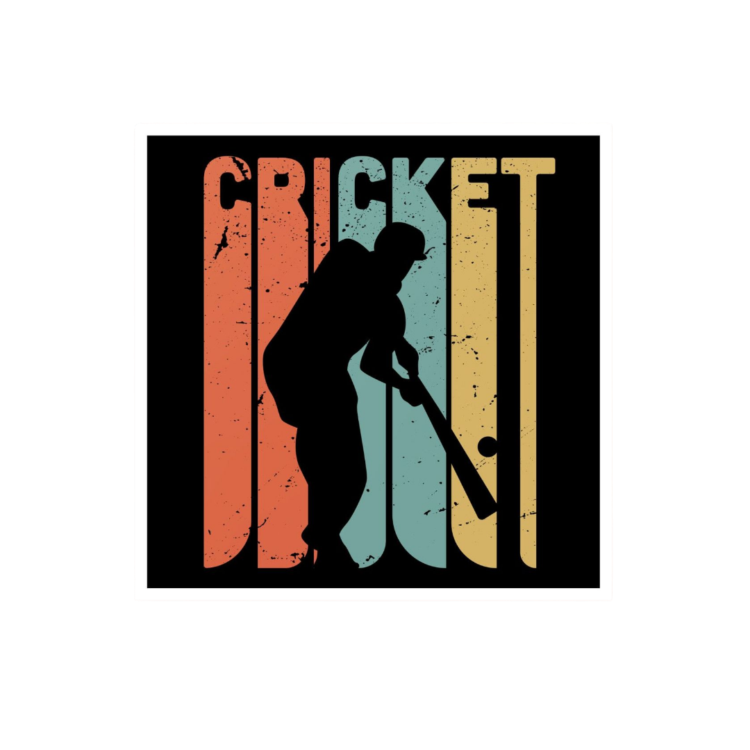 Cricket Lovers Sticker 6