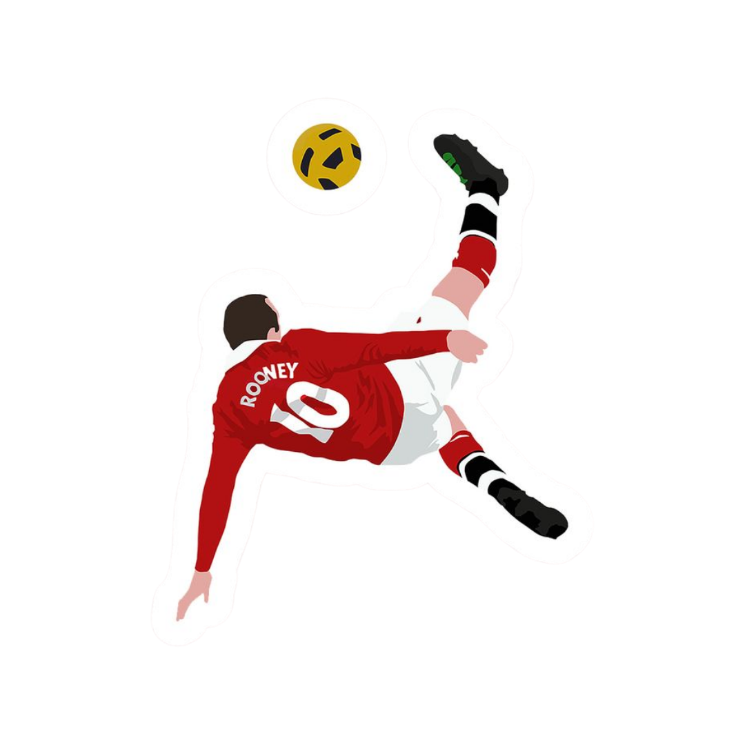 Rooney 10 | Manchester United Premium Sticker | Football Club