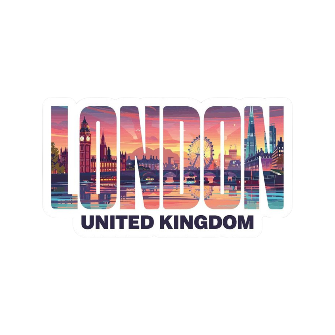 England-United Kingdom | Country Premium Sticker | Country, Flag & Travel Sticker