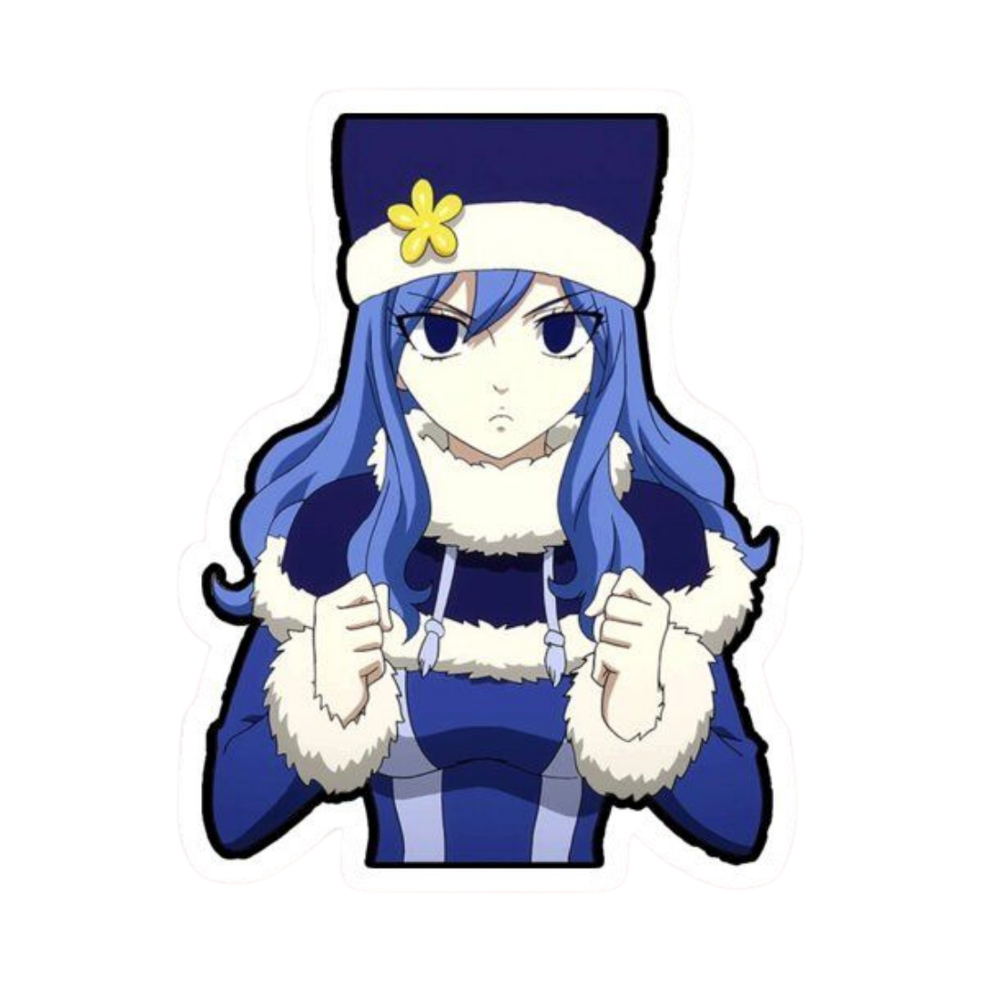 Juvia Lockser Fairy Tail Sticker | Water Mage Premium Sticker