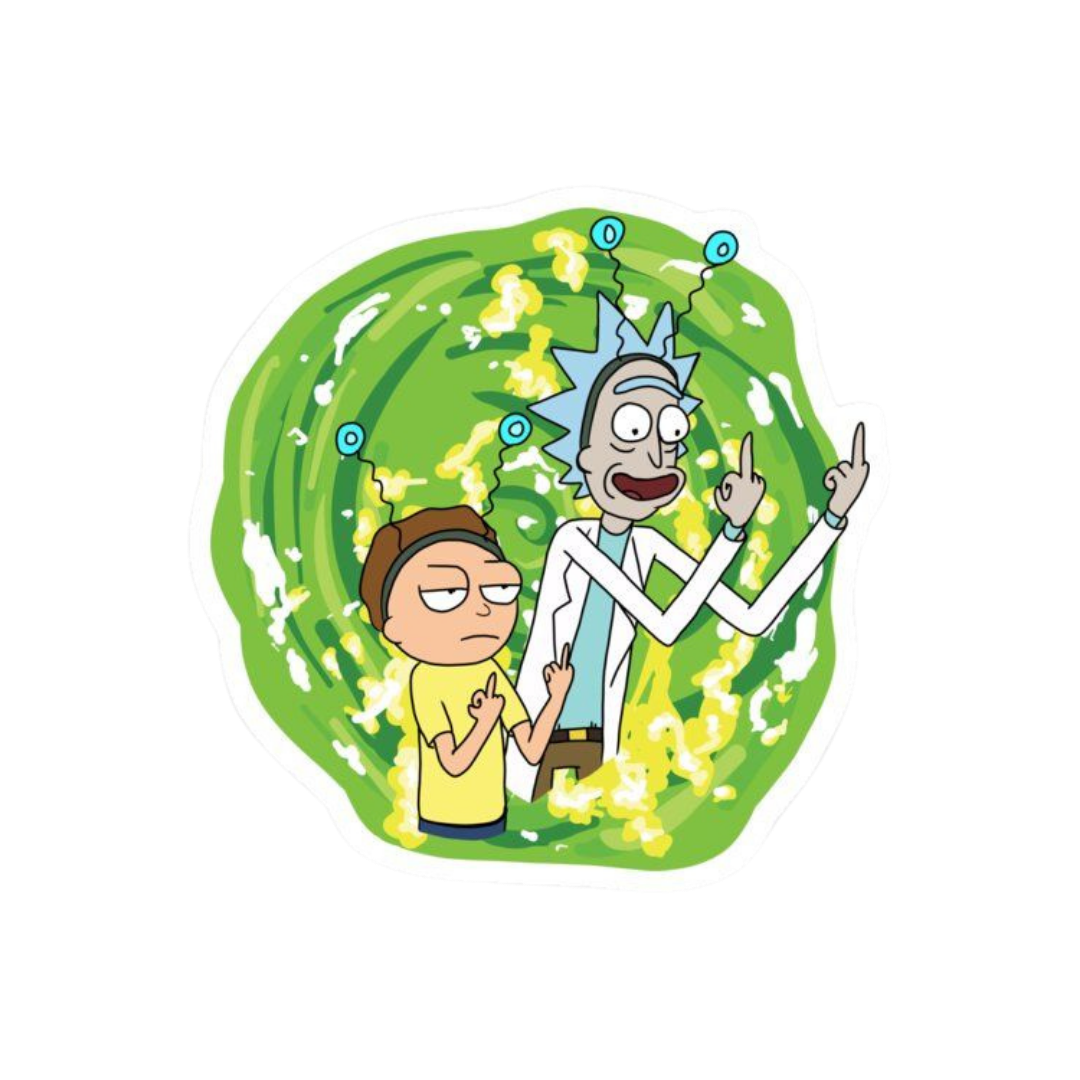 Hall of Rick and Morty | Rick and Morty Sticker | TV Series