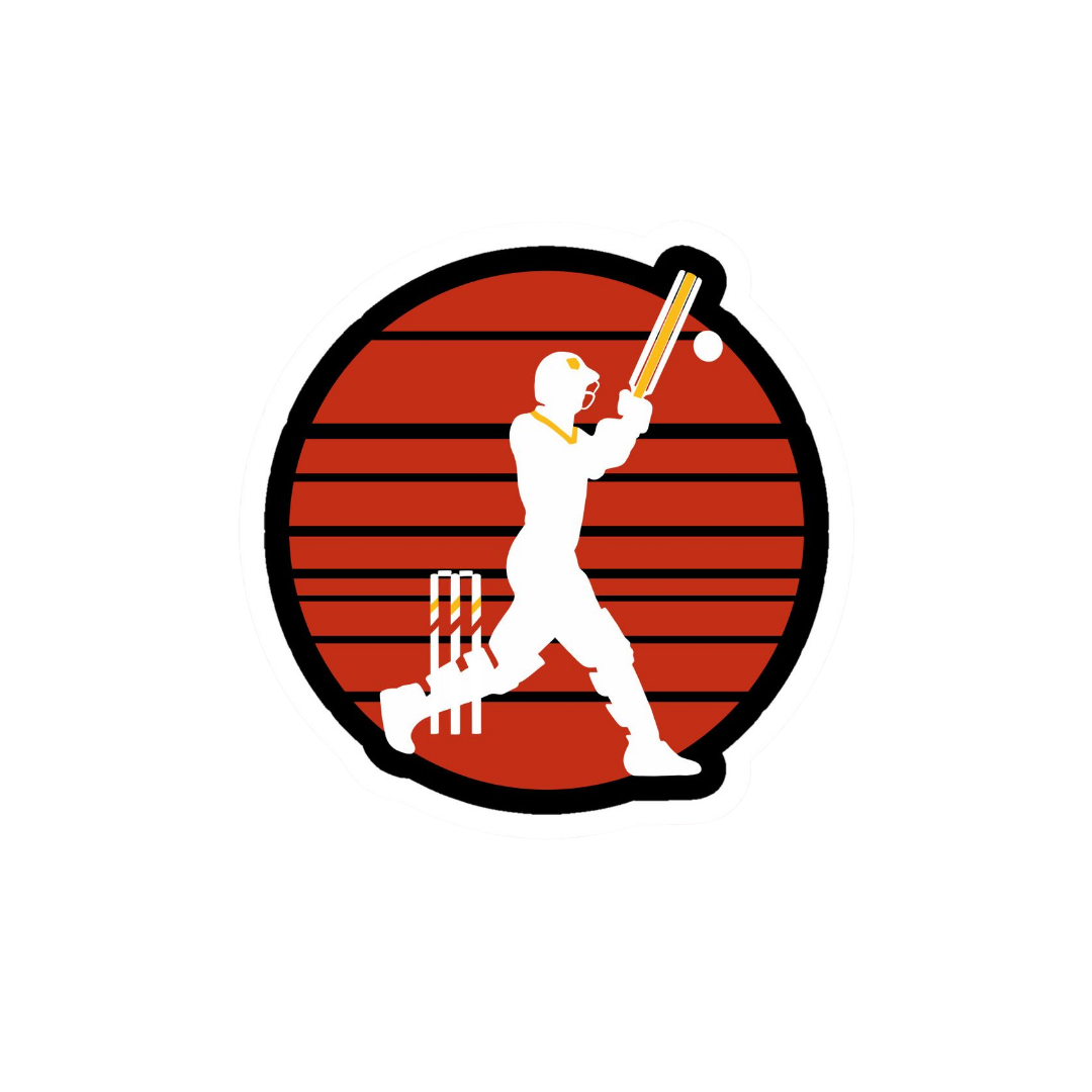 Cricket Lovers Sticker 9