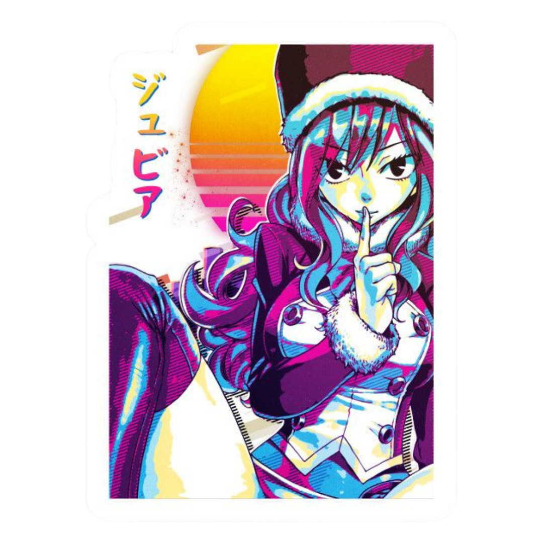 Juvia Lockser Fairy Tail Sticker 2 | Water Mage Premium Sticker