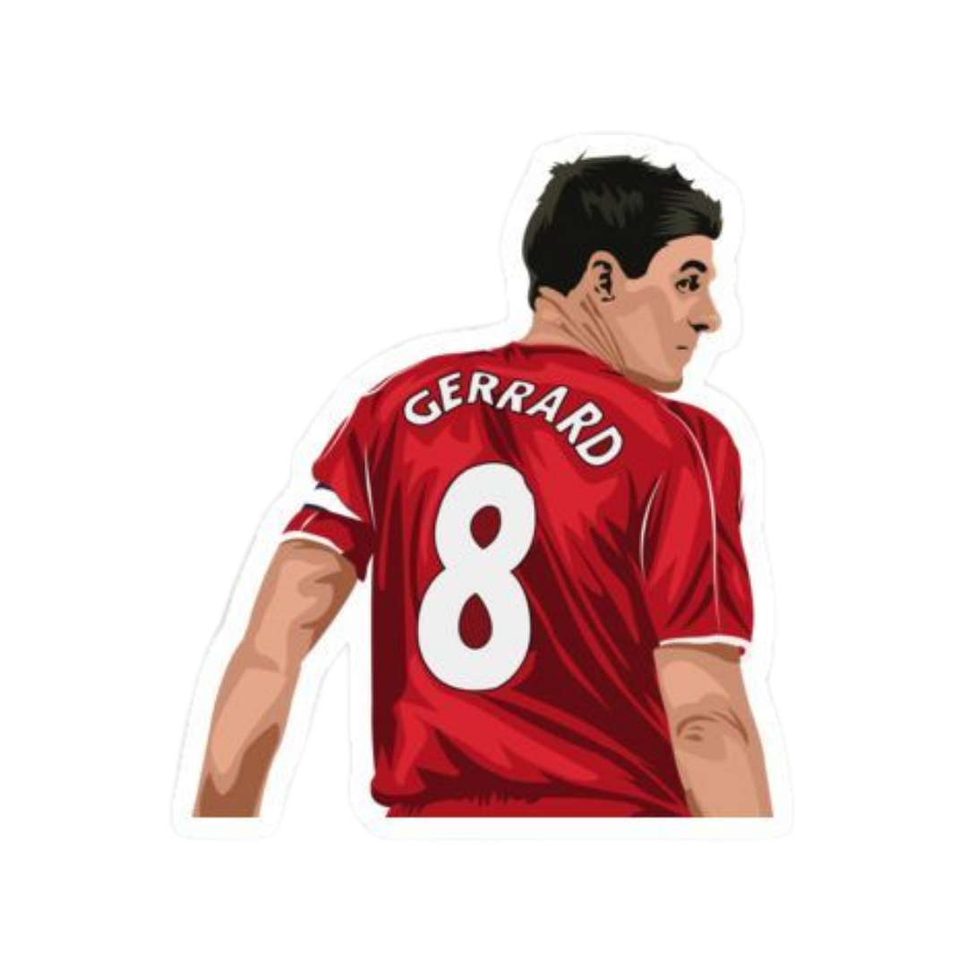Gerrad | Manchester United Premium Sticker | Football Club