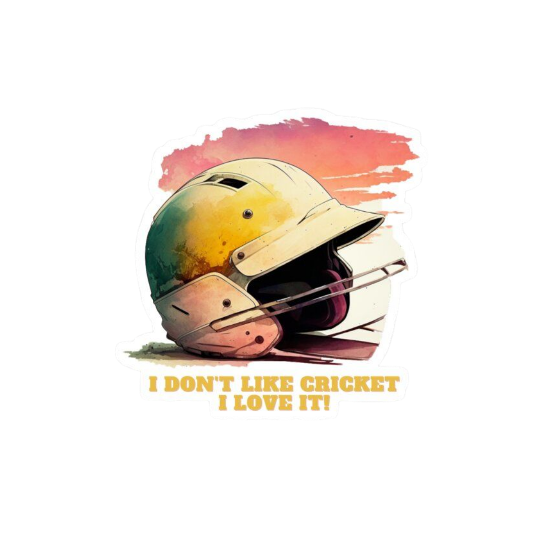 Cricket Lovers Sticker 10