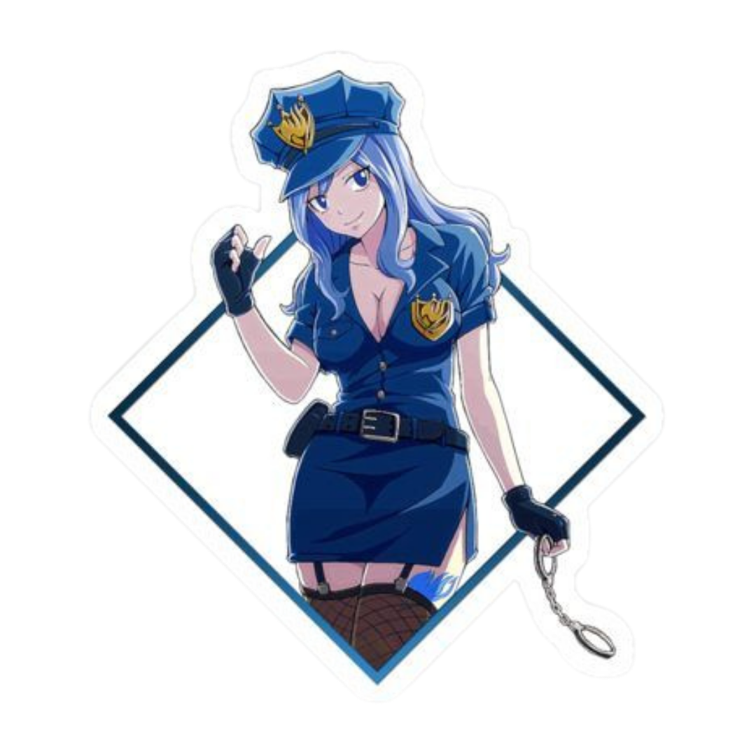 Juvia Lockser Fairy Tail Sticker 3 | Water Mage Premium Sticker