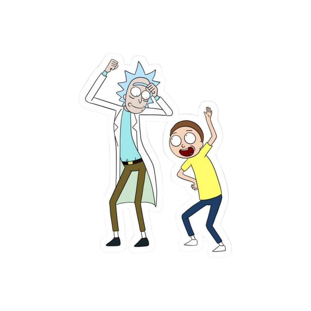 Rick and Morty Dance | Rick and Morty Sticker | TV Series