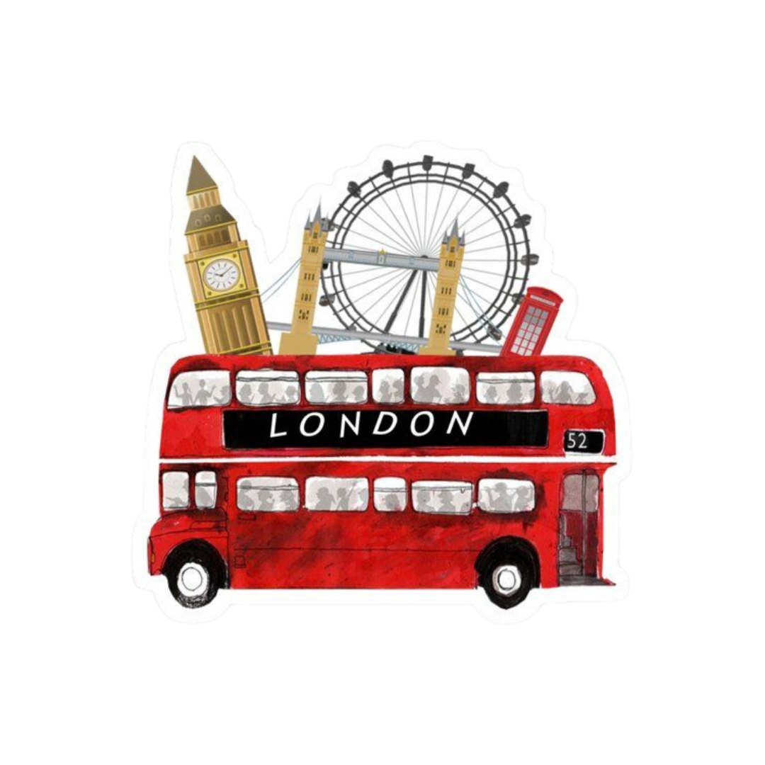 England-United Kingdom 5 | Country Premium Sticker | Country, Flag & Travel Sticker