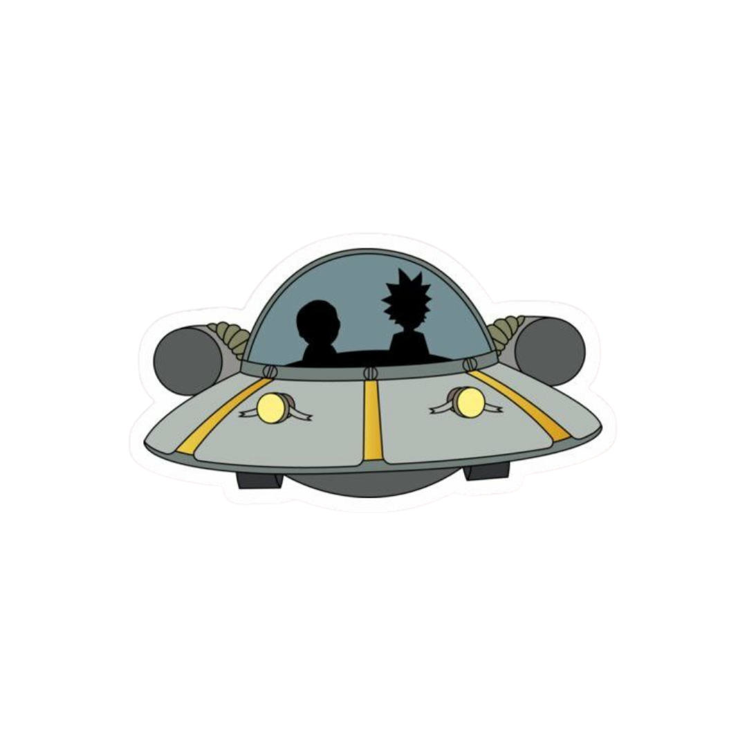 Alien Rick and Morty | Rick and Morty Sticker | TV Series