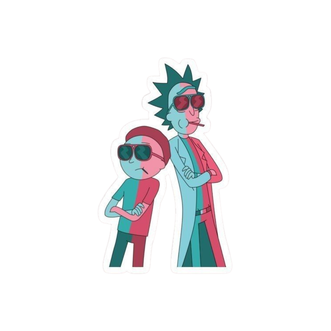 High Rick and Morty | Rick and Morty Sticker | TV Series