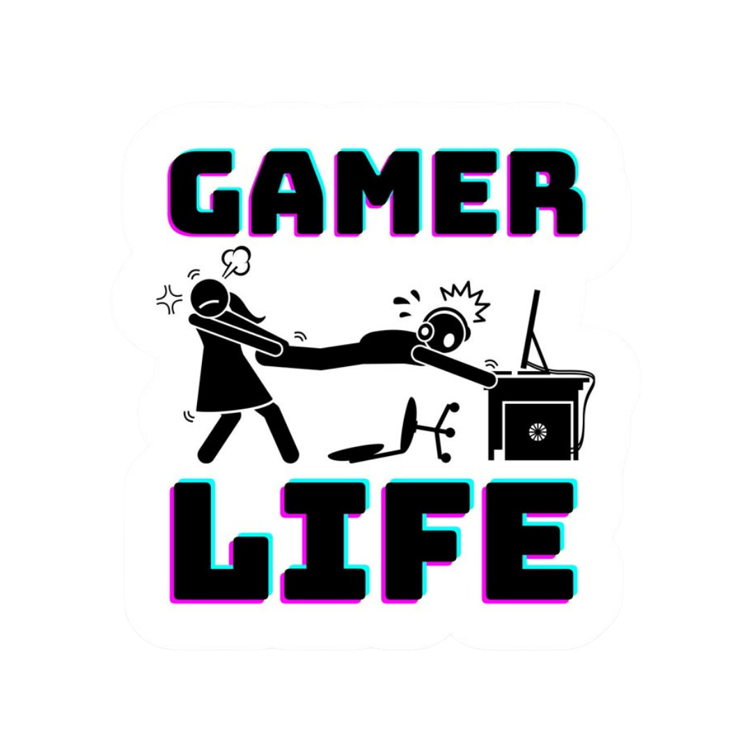 Gamers Life Gamer Sticker
