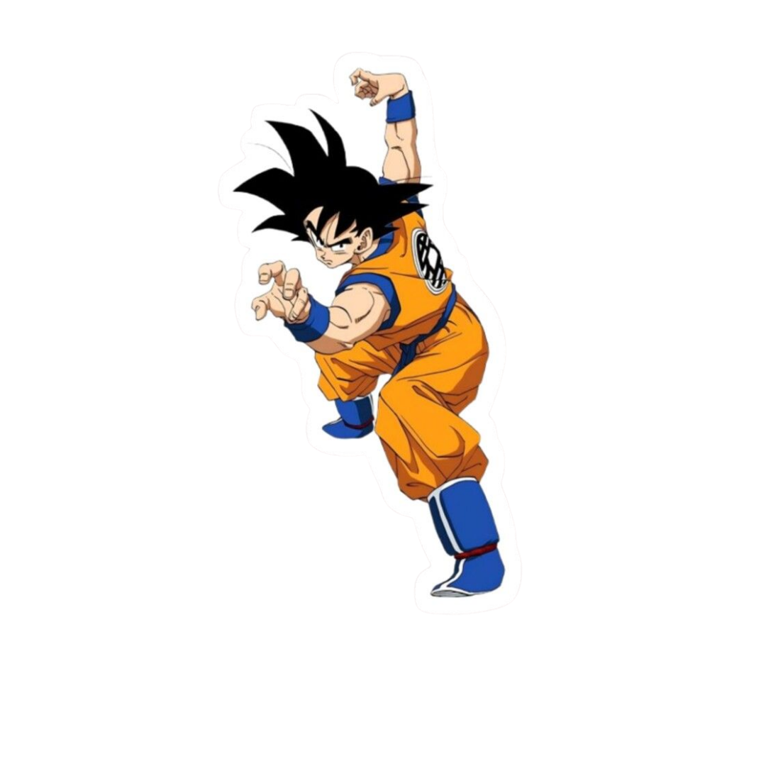 Son Goku Stance Dragon Ball Z Anime stickers