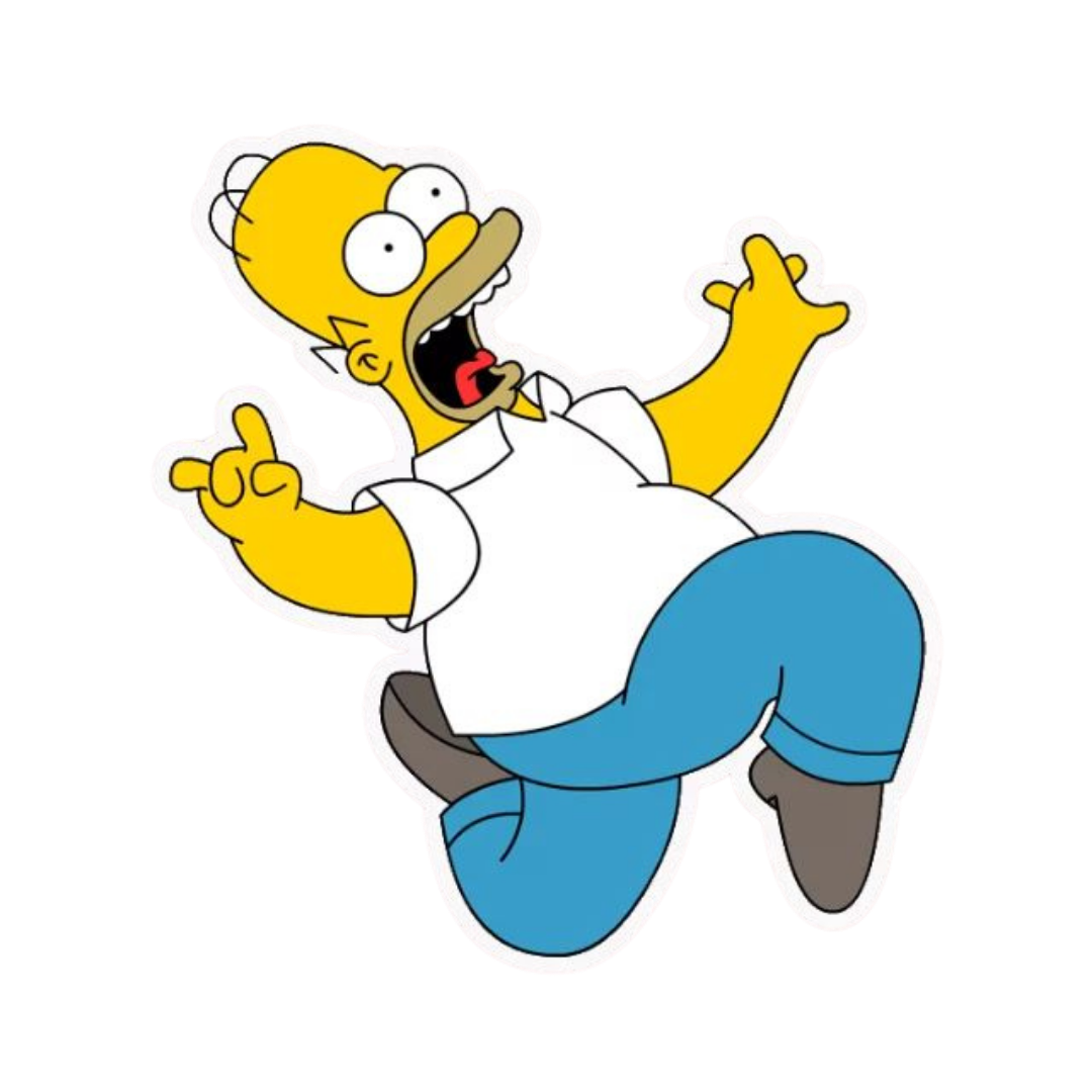 Excited Bart | The Simpsons Premium Sticker | TV Series