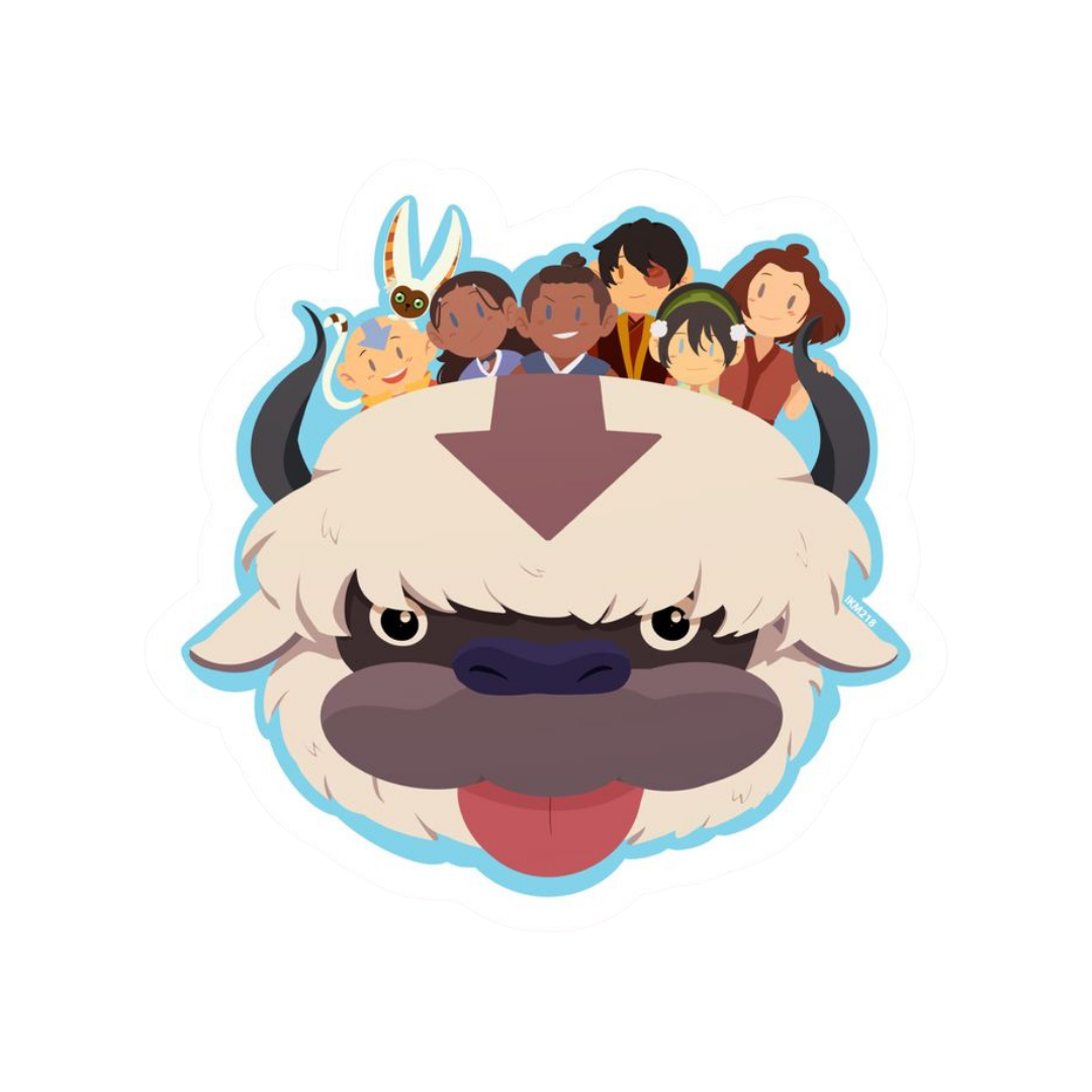 Hall of The Last Airbender | The Last Airbender Premium Sticker | TV Series