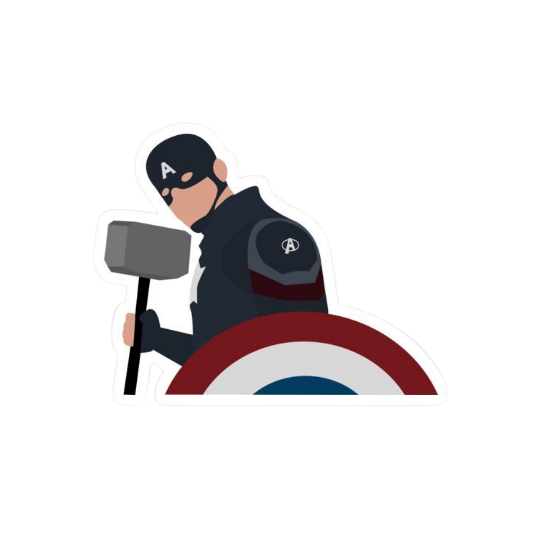 Captain America 6 | Captain America Premium Sticker | Movie